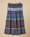 Premium Condition Women's skirts | Preloved DAVID EMANUEL | Blue Cotton | Thrift Shop for Womens Karachi Pakistan | OTS