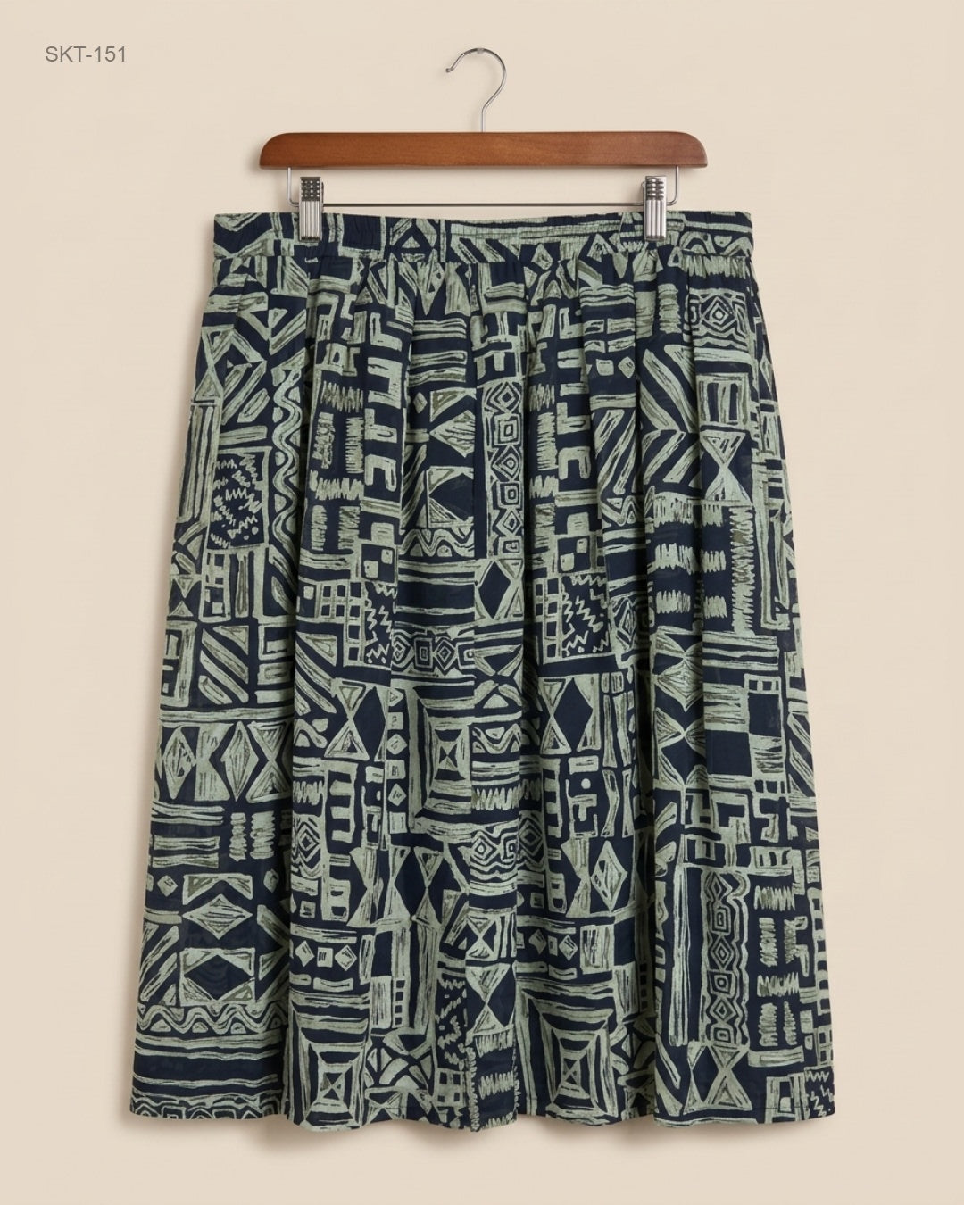 Premium Condition Women's skirts | Preloved CUT LABEL | Blue Polyester | Thrift Shop for Womens Karachi Pakistan | OTS