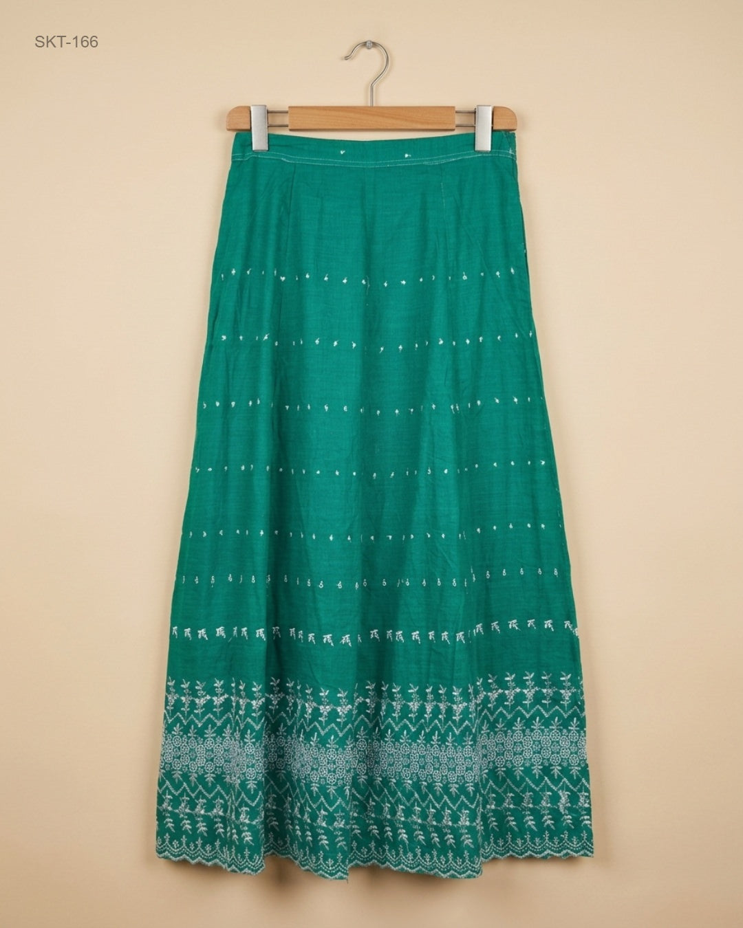 Women's skirts | CUT LABEL | Preloved Branded | Green Cotton | Premium | OTS Thrift Store Peshawar Pakistan