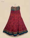 Shop Excellent Women's skirts by CUT LABEL | Preloved Branded Clothes | Maroon Polyester | Womens | OTS Thrift Store Karachi Pakistan