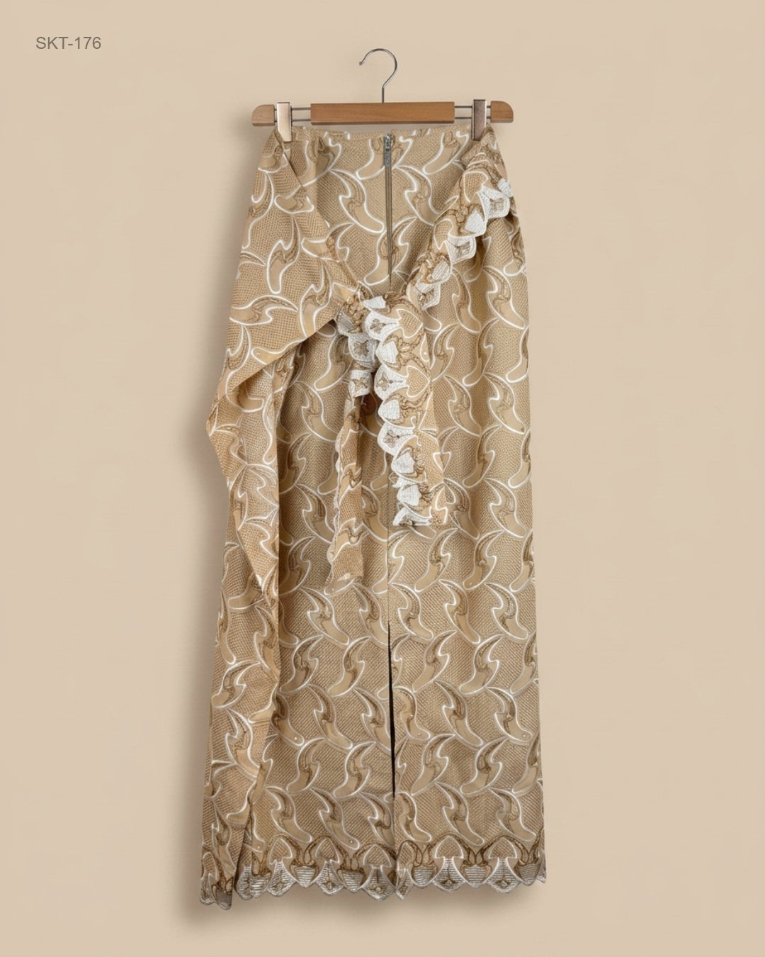 Shop Good Women's skirts by CUT LABEL | Preloved Branded Clothes | Beige Cotton | Womens | OTS Thrift Store Peshawar Pakistan