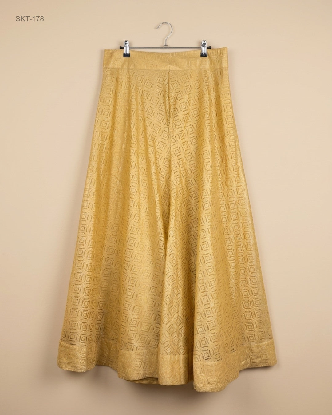 Preloved Premium Women's skirts by CUT LABEL, Beige Polyester for Womens - OTS Thrift Shop Lahore Pakistan