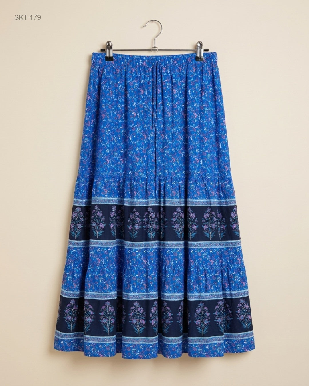 Shop Premium Women's skirts by Shein | Preloved Branded Clothes | Blue Cotton | Womens | OTS Thrift Store Islamabad Pakistan