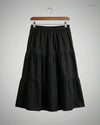 UK Imported secondhand Women's skirts - H&M brand, Black Cotton, Premium condition, for - Online Thrift Store Peshawar Pakistan