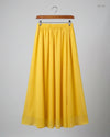 Shop Excellent Women's skirts by CUT LABEL | Preloved Branded Clothes | Yellow Polyester | | OTS Thrift Store Peshawar Pakistan