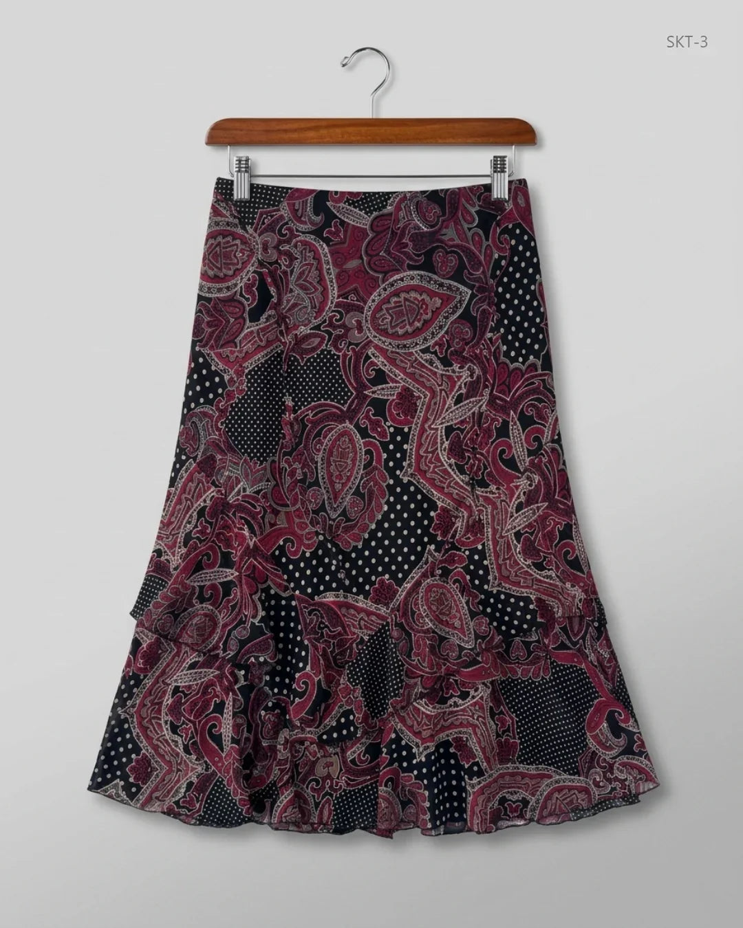 Premium Condition Women's skirts | Preloved Marks & Spencer | Multi Polyester | Thrift Shop for Karachi Pakistan | OTS