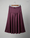 Secondhand Branded Women's skirts by CUT LABEL, Maroon Silk fabric, Premium condition, for - Online Thrift Shop Islamabad Pakistan