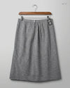 UK Imported secondhand Women's skirts - Elvi brand, Gray Cotton, Premium condition, for - Online Thrift Store Karachi Pakistan