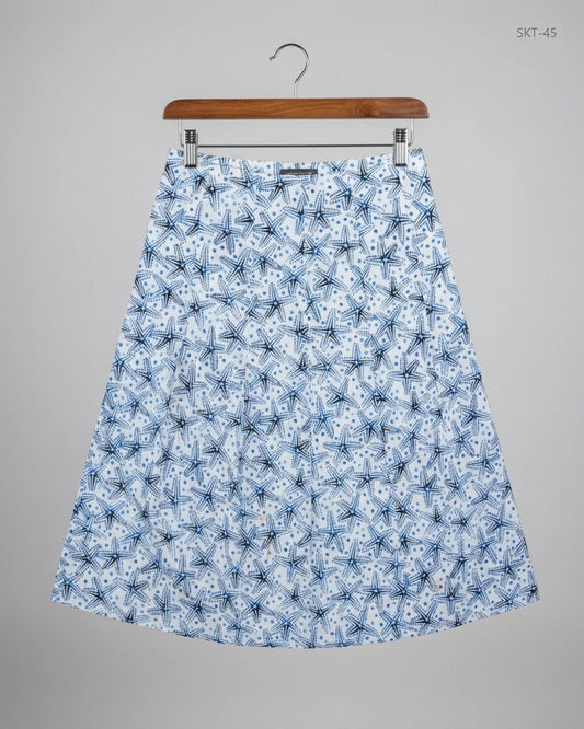 Shop Excellent Women's skirts by Alice callina | Preloved Branded Clothes | SkyBlue Cotton | | OTS Thrift Store Lahore Pakistan