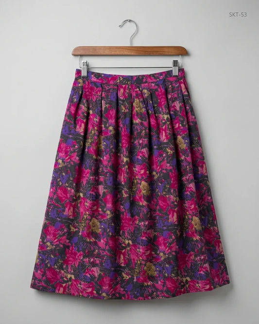 Secondhand Branded Women's skirts by Nightingales, Multi Viscose fabric, Premium condition, for - Online Thrift Shop Karachi Pakistan