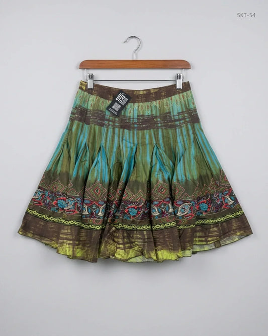 Shop Premium Women's skirts by soire | Preloved Branded Clothes | Green Cotton | | OTS Thrift Store Islamabad Pakistan