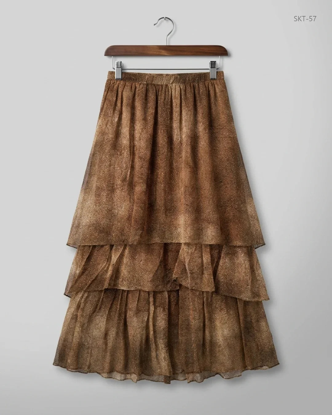Premium Condition Women's skirts | Preloved CUT LABEL | Brown Polyester | Thrift Shop for Lahore Pakistan | OTS