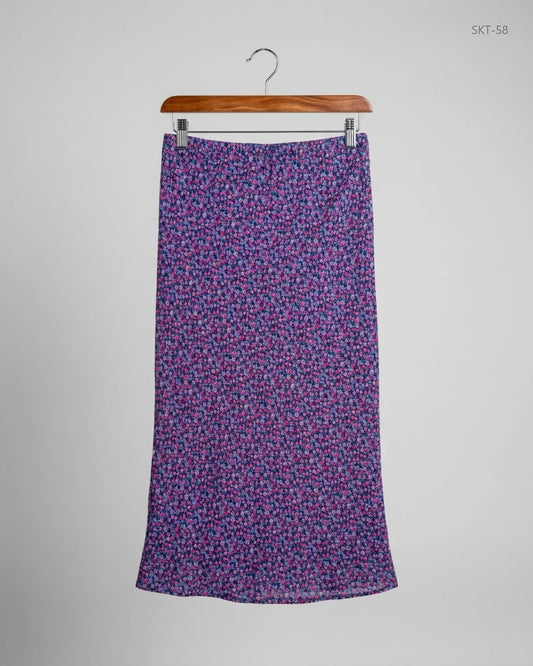 Premium Condition Women's skirts | Preloved Monsoon | Purple Polyester | Thrift Shop for Karachi Pakistan | OTS
