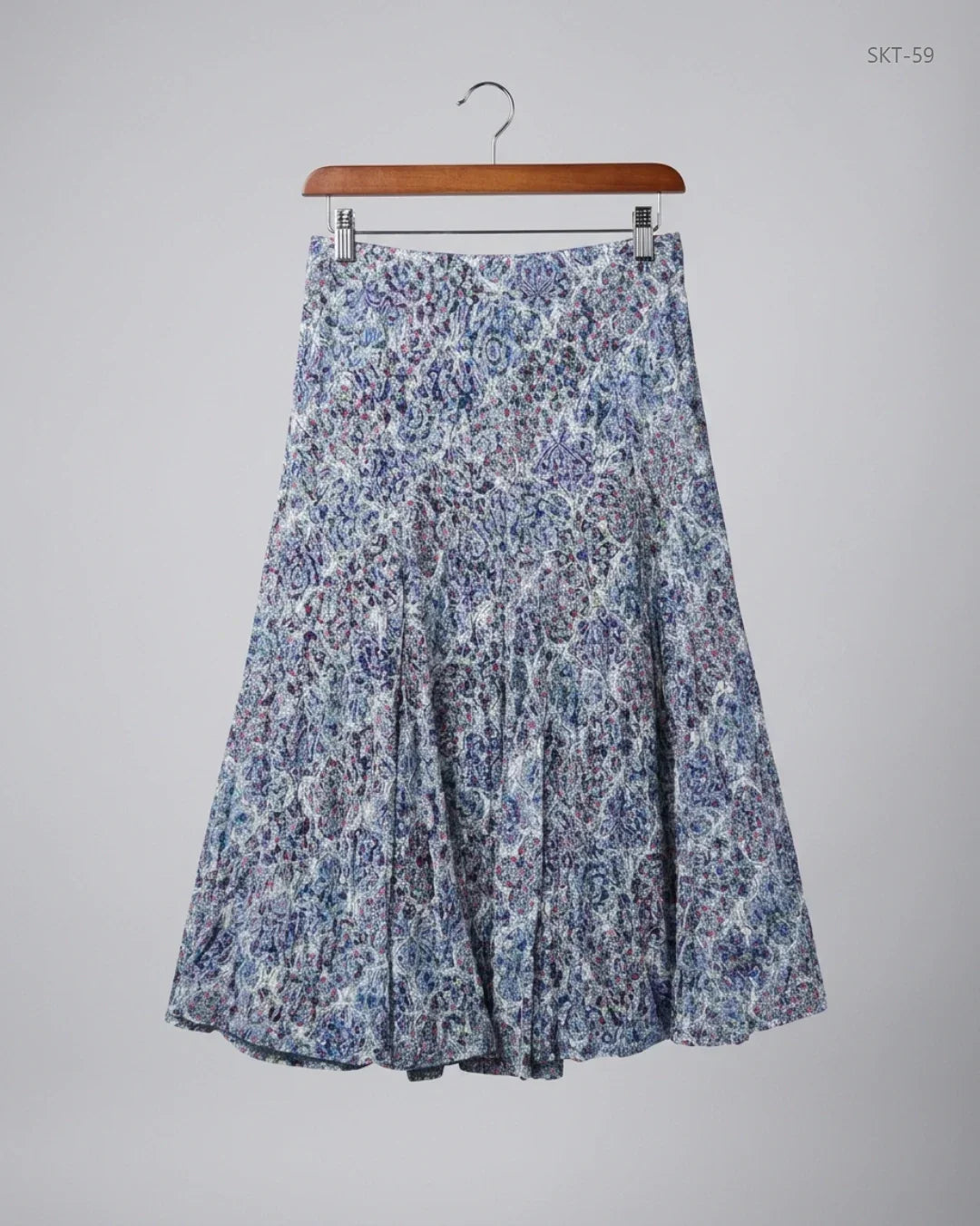 Preloved Premium Women's skirts by Per Una, Blue Polyester for - OTS Thrift Shop Karachi Pakistan