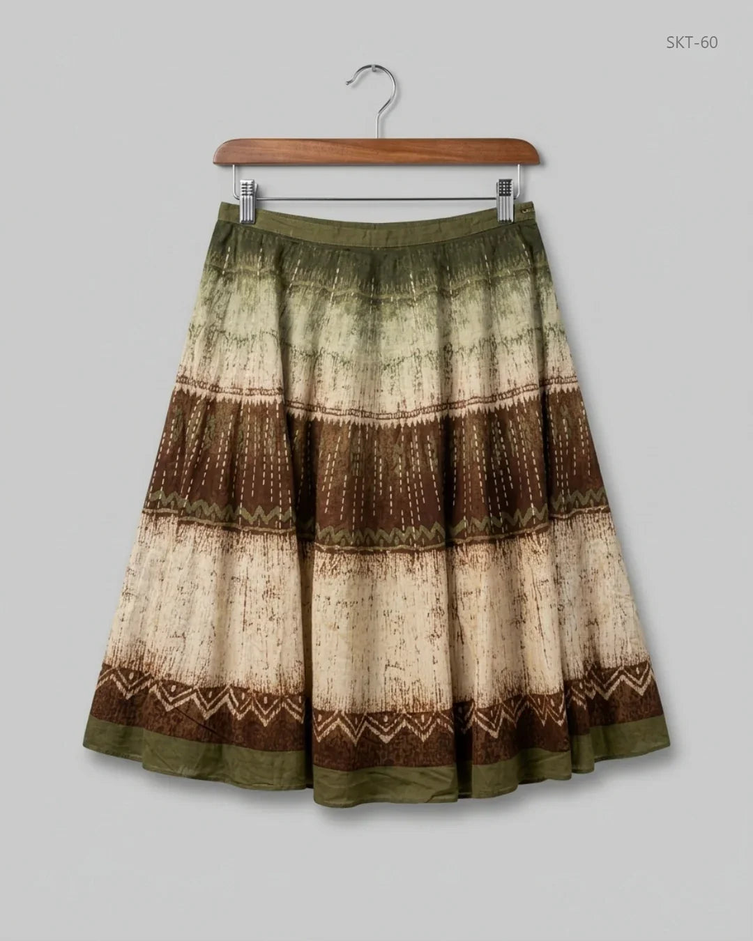 Women's skirts | FLORENCE | Preloved Branded | Green Cotton | Excellent | OTS Thrift Store Lahore Pakistan