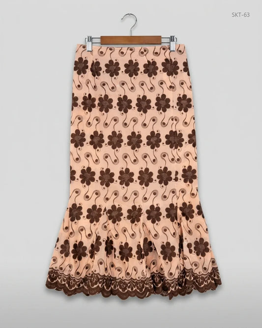 Shop Good Women's skirts by CUT LABEL | Preloved Branded Clothes | Beige Polyester | | OTS Thrift Store Karachi Pakistan