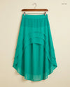 Premium Condition Women's skirts | Preloved CUT LABEL | Mintgreen Polyester | Thrift Shop for Womens Lahore Pakistan | OTS