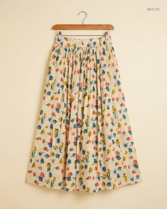 UK Imported secondhand Women's skirts - Sensations brand, Beige Cotton, Premium condition, for Womens - Online Thrift Store Peshawar Pakistan