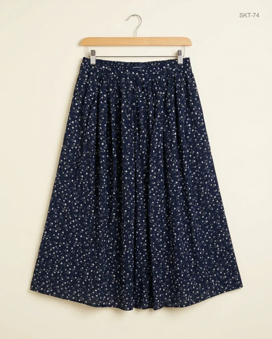 Premium Condition Women's skirts | Preloved Classic | Blue Viscose | Thrift Shop for Womens Lahore Pakistan | OTS