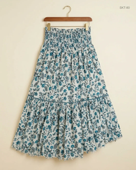 UK Imported secondhand Women's skirts - Zara brand, Multi Cotton, Premium condition, for Womens - Online Thrift Store Karachi Pakistan