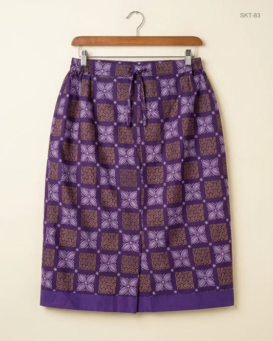 Secondhand Branded Women's skirts by CUT LABEL, Purple Cotton fabric, Premium condition, for Womens - Online Thrift Shop Karachi Pakistan
