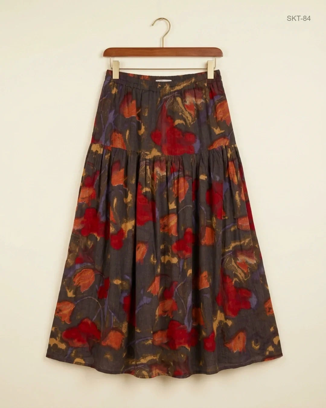 Secondhand Branded Women's skirts by CUT LABEL, Multi Viscose fabric, Premium condition, for Womens - Online Thrift Shop Islamabad Pakistan