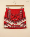 UK Imported secondhand Women's skirts - River Island brand, Red Polyester, Premium condition, for Womens - Online Thrift Store Lahore Pakistan
