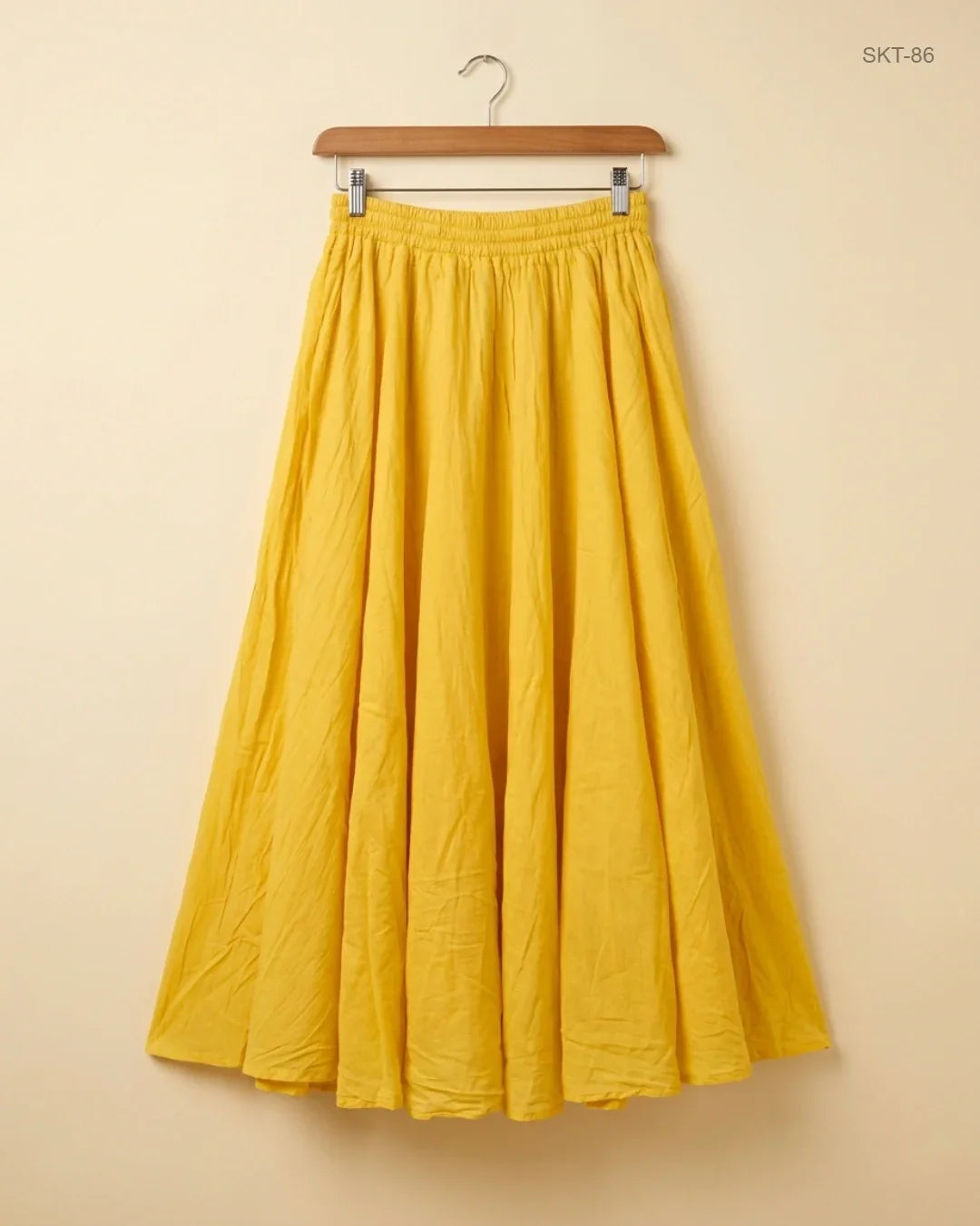 Excellent Condition Women's skirts | Preloved CUT LABEL | Yellow Cotton | Thrift Shop for Womens Peshawar Pakistan | OTS
