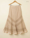 Secondhand Branded Women's skirts by George, Beige Cotton fabric, Excellent condition, for Womens - Online Thrift Shop Peshawar Pakistan