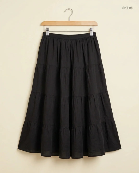 Women's skirts | CANVAS | Preloved Branded | Black Cotton | Premium | OTS Thrift Store Peshawar Pakistan