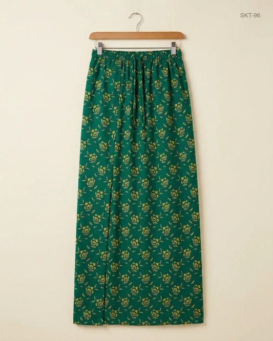 Shop Premium Women's skirts by CUT LABEL | Preloved Branded Clothes | Green Polyester | Womens | OTS Thrift Store Islamabad Pakistan