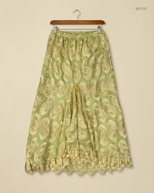 Shop Premium Women's skirts by Unknown | Preloved Branded Clothes | Yellow Cotton | Womens | OTS Thrift Store Peshawar Pakistan