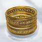 Vintage Gold-Plated Bangle Set