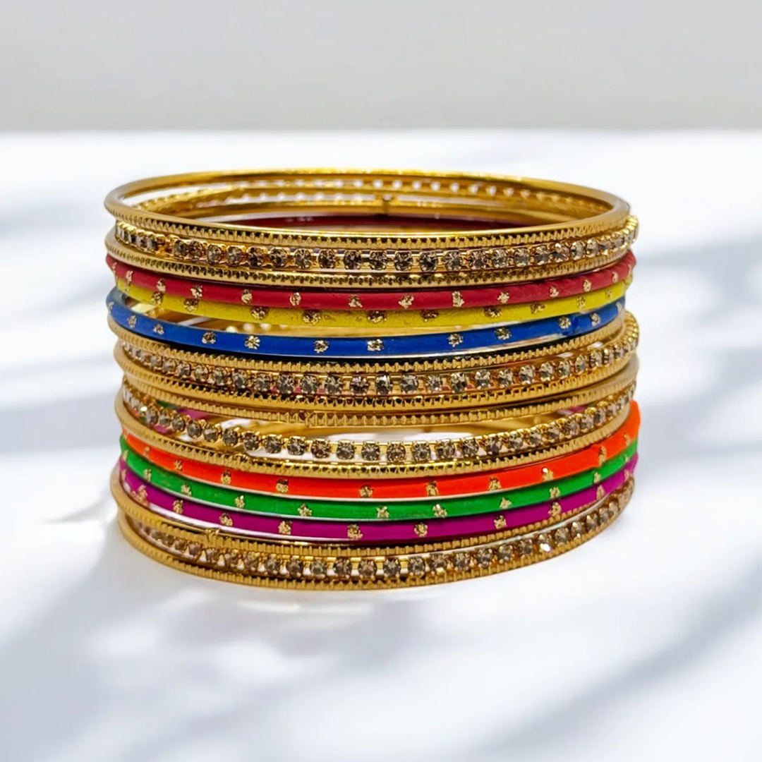 Multicolor Bangle Set