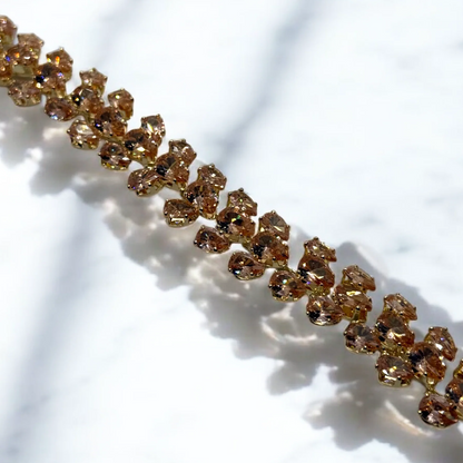 Stunning Champagne Wreath Bracelet