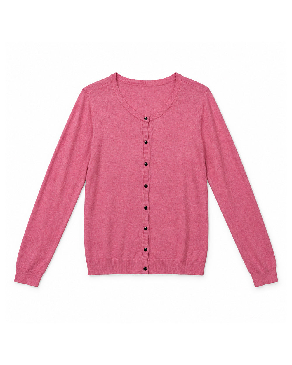 Pink women's preloved button-down cardigan, VW-BLWC17
