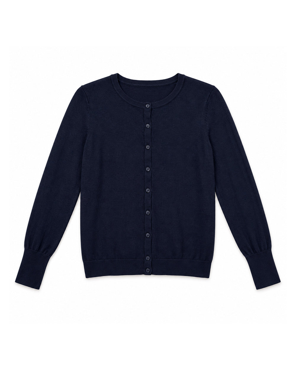 Navy Blue women's preloved button-down cardigan, VW-BLWC20