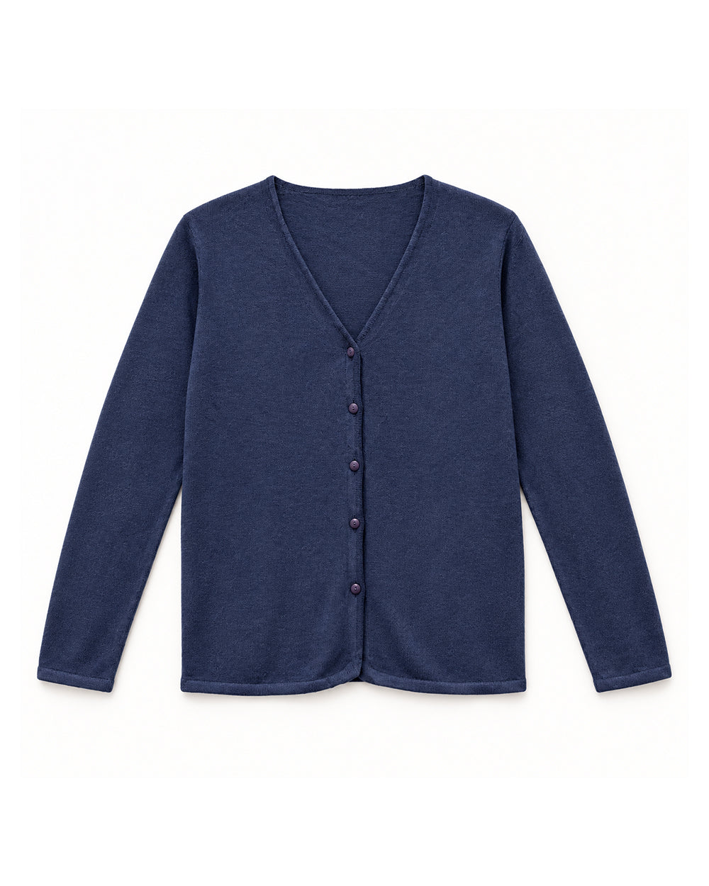 Navy Blue women's preloved button-down cardigan, VW-BLWC29