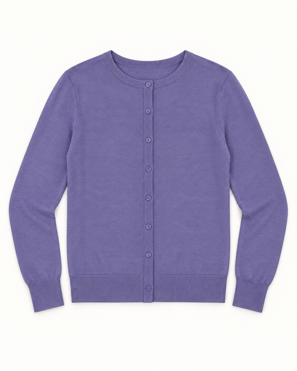 Lavender women's preloved button-down cardigan, VW-BLWC63