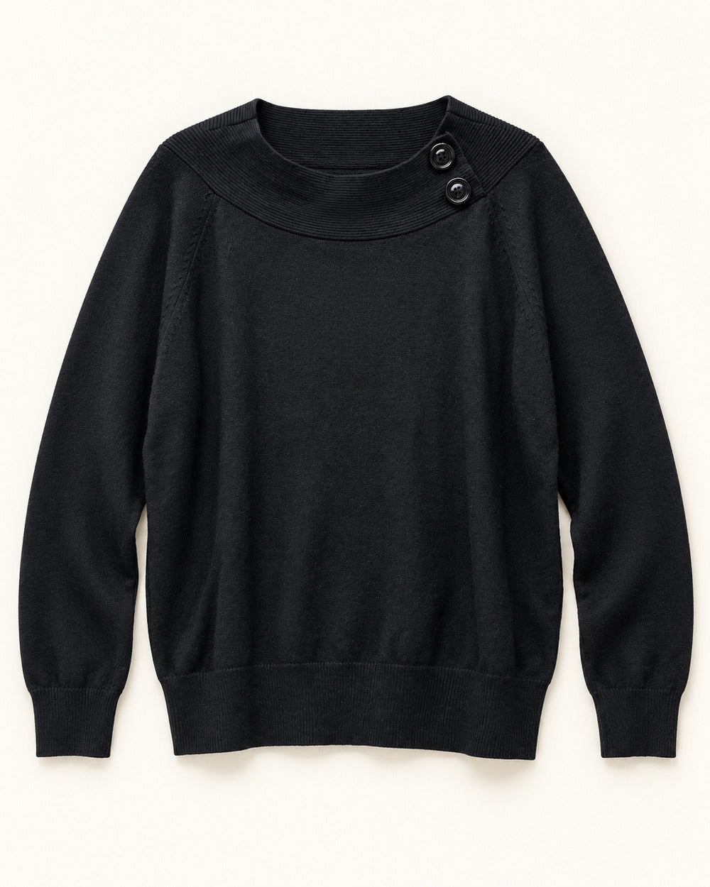 Black women's preloved winter crop top, VW-CTP132