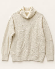 Cream women's preloved winter crop top, VW-CTP161