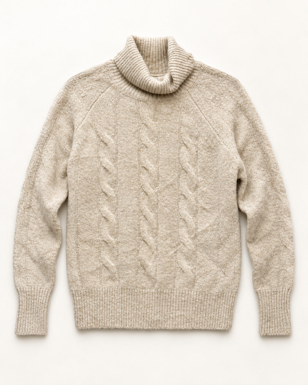 Cream women's preloved winter crop top, VW-CTP165