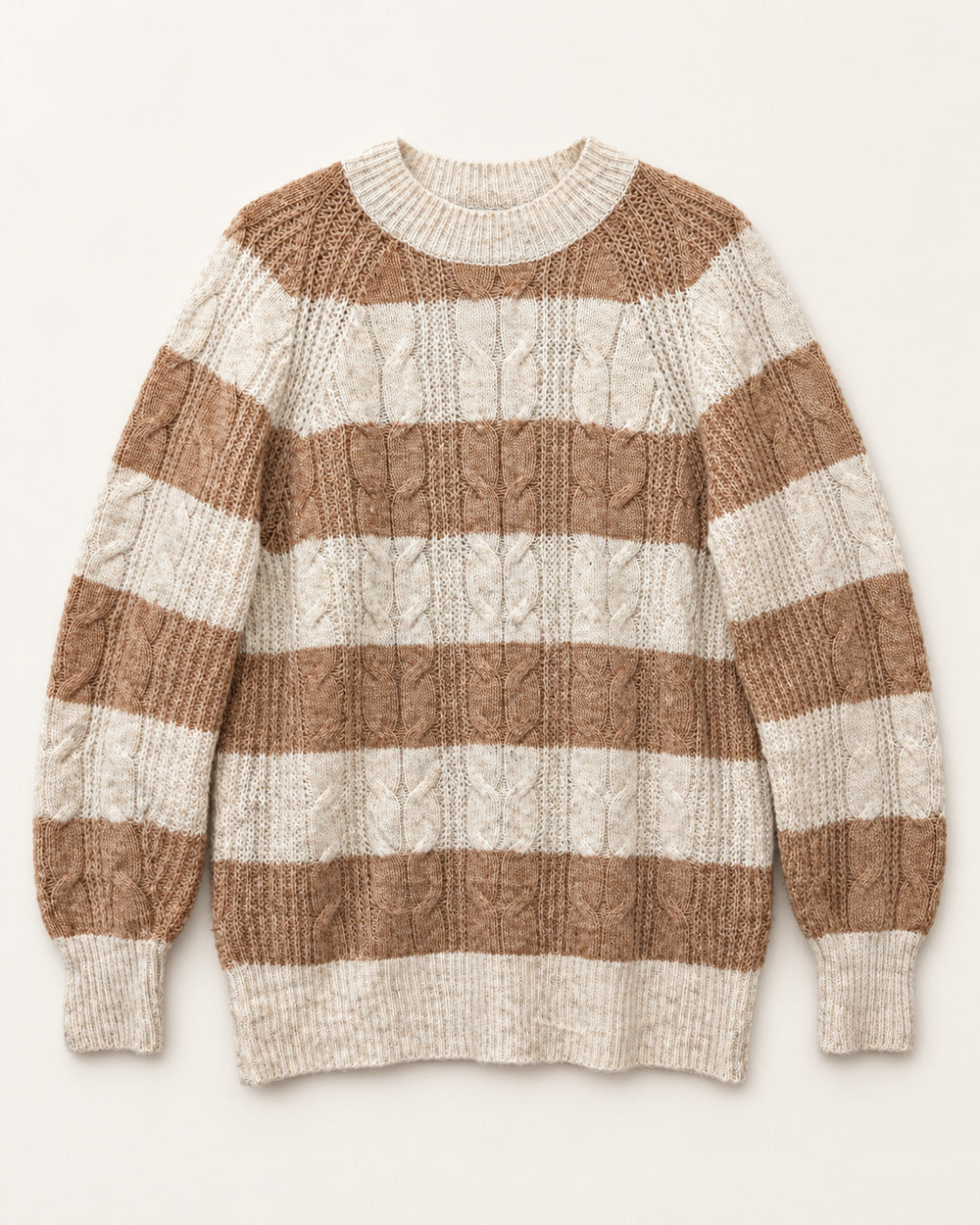 Cream & Camel women's preloved winter crop top, VW-CTP182
