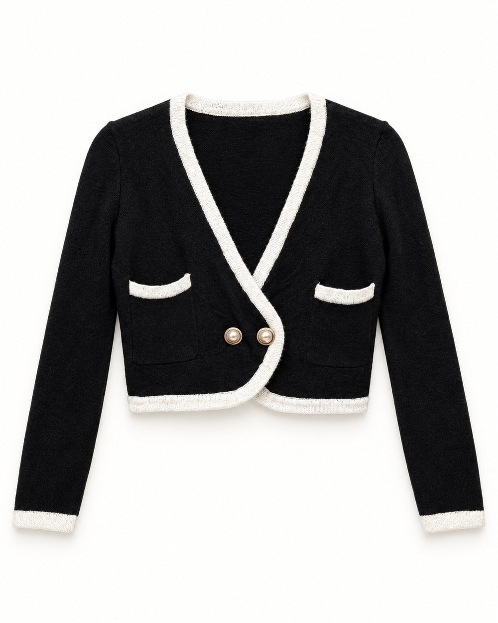 Charcoal Grey & Taupe women's preloved heavy button cardigan, VW-HBC225