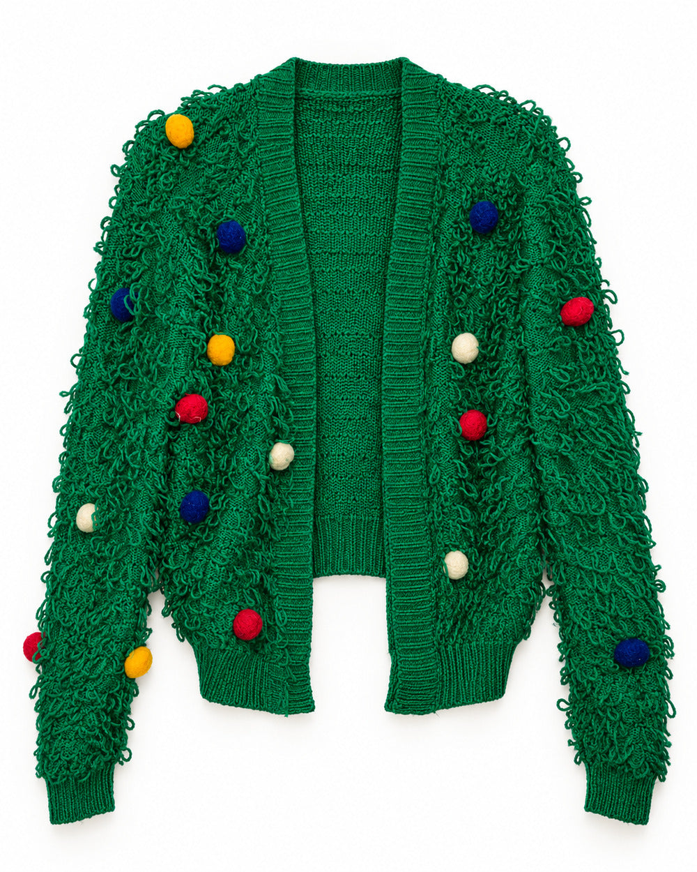 Teal women's preloved heavy button cardigan, VW-HBC254