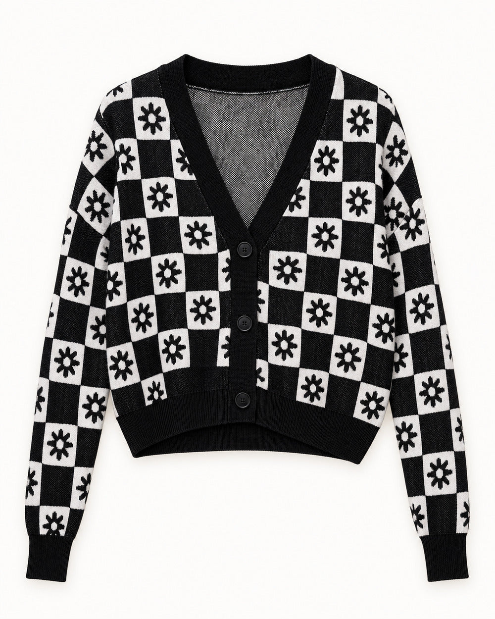 Charcoal Grey women's preloved heavy button cardigan, VW-HBC281