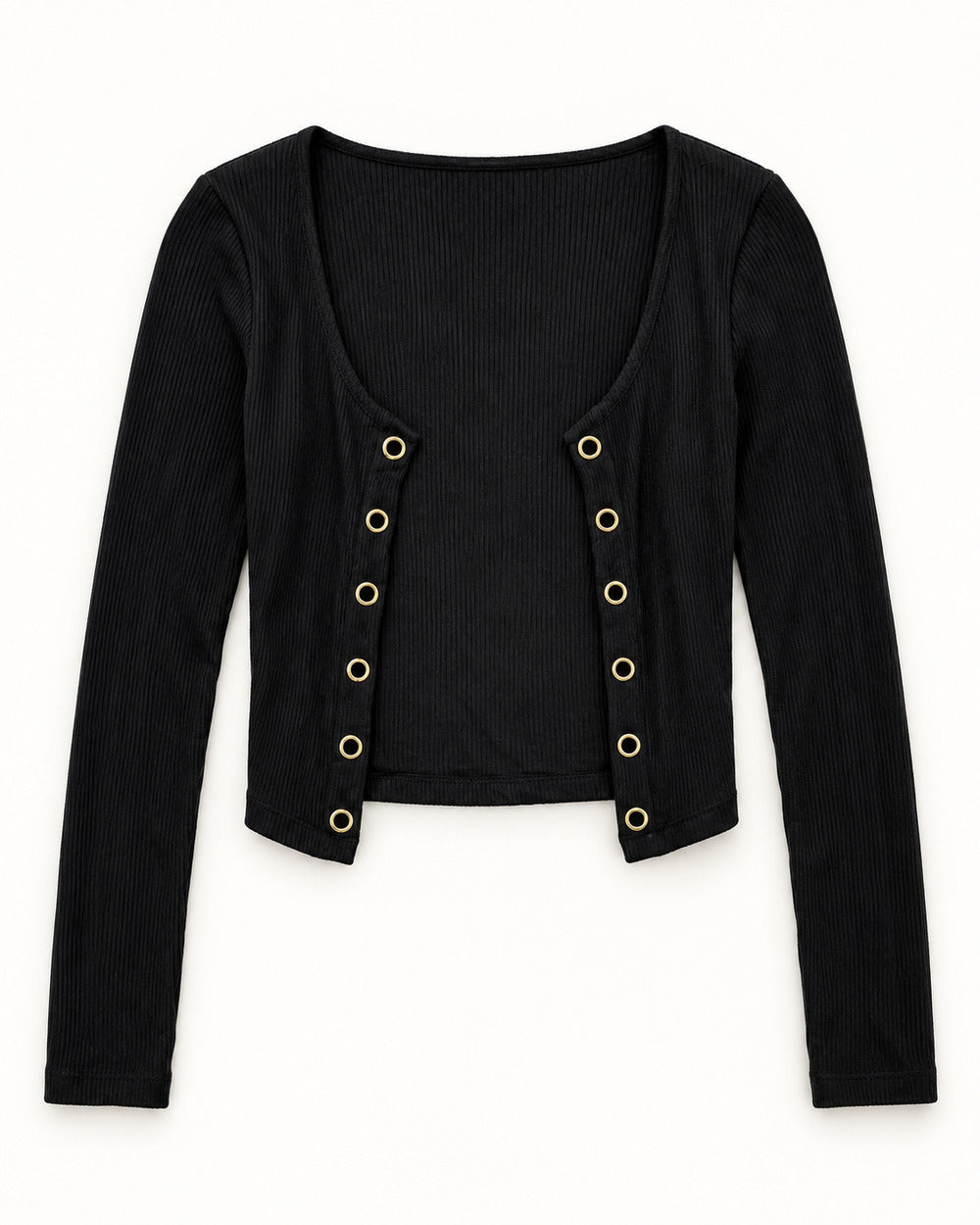 Charcoal Grey women's preloved heavy button cardigan, VW-HBC37