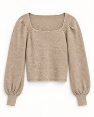 Beige women's preloved heavy button cardigan, VW-HBC40