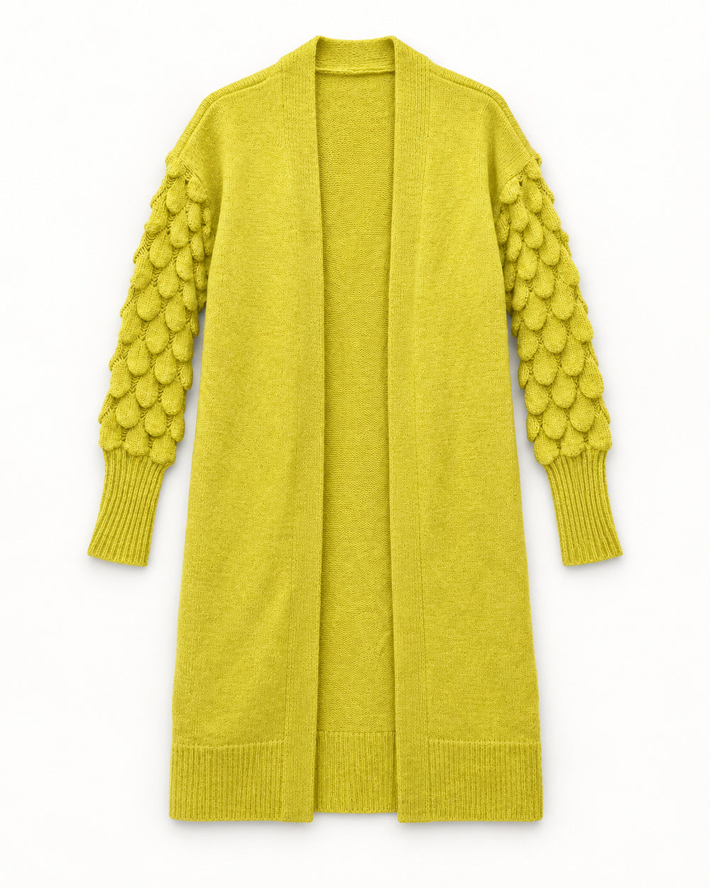 Yellow & Mustard women's preloved long cardigan, VW-LC05