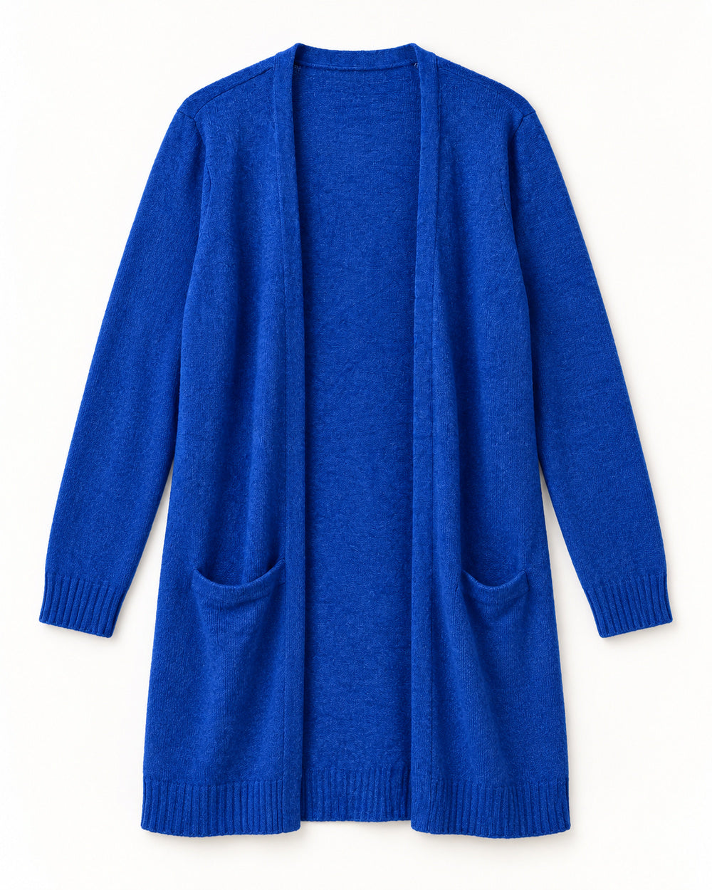 Blue women's preloved long cardigan, VW-LC07